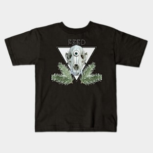Feed skull Kids T-Shirt